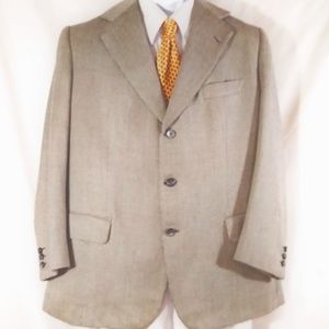 Men's Black & White Blazer Jacket Suit Sport Coat